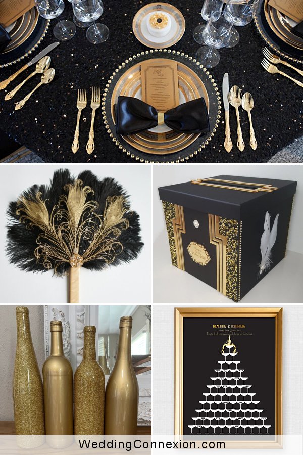 Great Gatsby Inspired Wedding